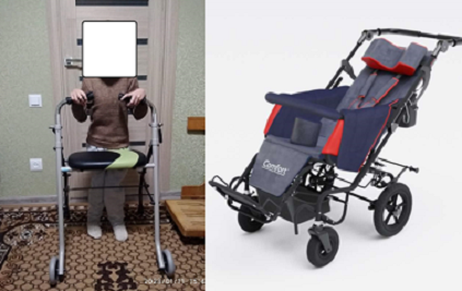 Wózek inwalidzki, specjalny dla Bogdanka